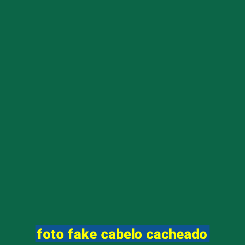 foto fake cabelo cacheado